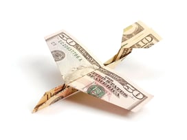 Paper Money Airplane